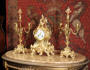 Antique Clock Set - French Rococo Boudoir antique clockset rococo