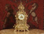 Antique Clock - Gilt Brass Boudoir Table Clock by Samuel Marti Antique Clock