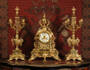 Antique Clock Set ~ Very Large French Louis XVI by Japy Freres antique clock