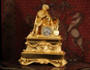Fine Early Very Large Ormolu Clock Artist by Honore Pons 1830