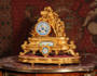 Benjamin de Bonneville Sevres Porcelain and Gilt Metal Antique French Clock