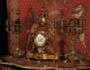 2429 Japy Freres Superb Bronze Baroque Clock Set