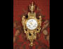 Early Rare Fine Louis XVI Period Cartel Wall Clock Silk Suspension Large and Fabulous C1770