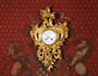 Antique Wall Clock French Rococo Cartel by Japy Freres
