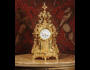 Antique Clock ~ French Gilt Brass Louis XVI