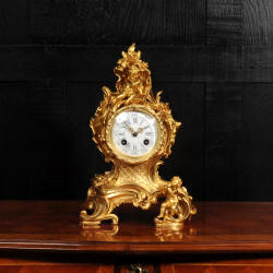 antique clock set Click here to enlarge