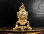 Large Rococo Gilt Bronze Antique French Clock