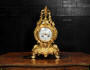 Antique French Gilt Bronze Rococo Clock by Vincenti
