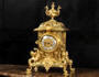 Large Antique French Baroque Clock by Vincenti