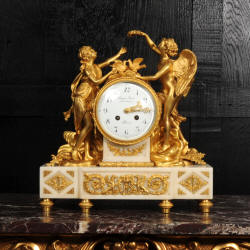 antique clock set Click here to enlarge
