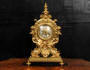 Antique French Gilt Bronze Baroque Clock - Mythical Sea