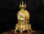 Antique French Gilt Bronze Louis XV Clock by AD Mougin