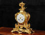 Antique French Rococo Ormolu Clock