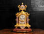 Japy Freres Ormolu and Sevres Porcelain Antique French Clock